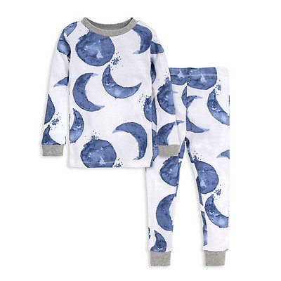 Company Cotton Organic Holiday Pup Toddler 3T Blue/Multi Pajama Set