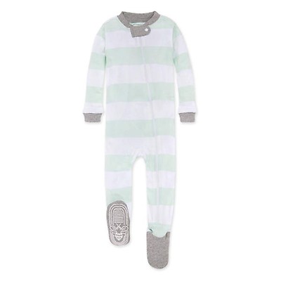 Snuggle Bee Organic Baby Zip Up Footed Pajamas Burt S Bees Baby