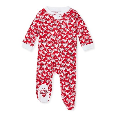 baby valentine pajamas