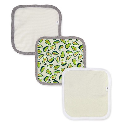 Baby 3pk Basic Muslin Burp Cloth - Cloud Island™ Blue : Target