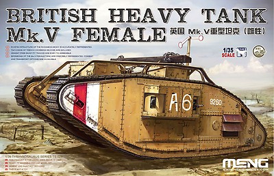 ミリタリー MENG British Heavy Tank Mk.V Male 1/35 Meng 1/35 British Heavy Tank MK. V Male