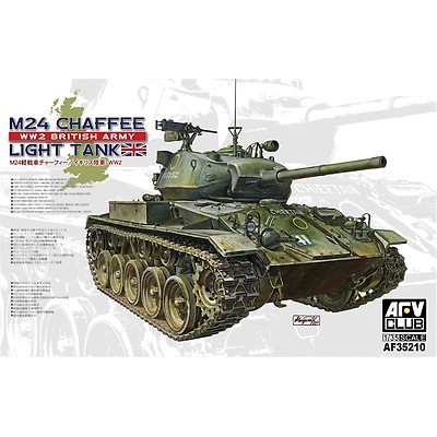 Maquette à Assembler Char Léger M24 Chaffee Italeri - Échelle 1:35 - Kit Modélisme Militaire Américain