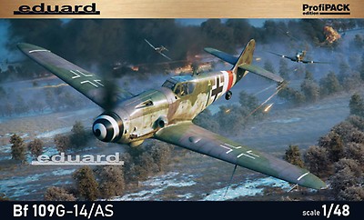 Kit Maquette Avion Eduard Bf 109G-14 Profipack - Échelle 1/48, Référence EDU-82118, Neuf