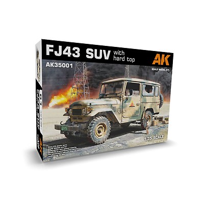 Maquette AK Interactive FJ43 Pickup Avec Canon SPG-9 – 1/35 – Figurine Militaire