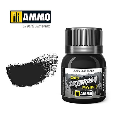 Peinture DryBrush AMMO By MIG Jimenez 0615 Blue - 40ml - Neuf - Pour Maquettisme Et Figurines