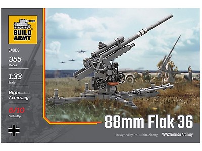 ILoveKit German 105mm K18 Cannon - 1:16e - I Love Kit pas cher