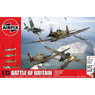Maquettes Airfix 1/72 - Lot Avro Lancaster B Mk.II, Spitfire Mk.IIa & PR.XIX