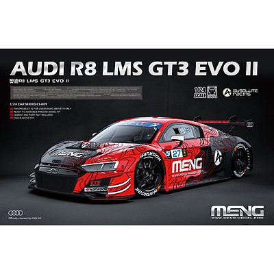 Meng Model 1/24 Audi R8 LMS GT3 EVO II (B-Quik Racing) # CS-011
