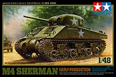 TAMIYA U.S. M4 Sherman (Early Production) 1/35 Scale Tank Kit #35190