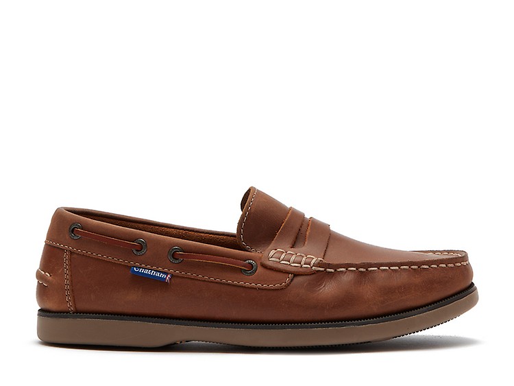 Gaff | Mens Slip-On Leather Boat Shoes | Chatham Footwear