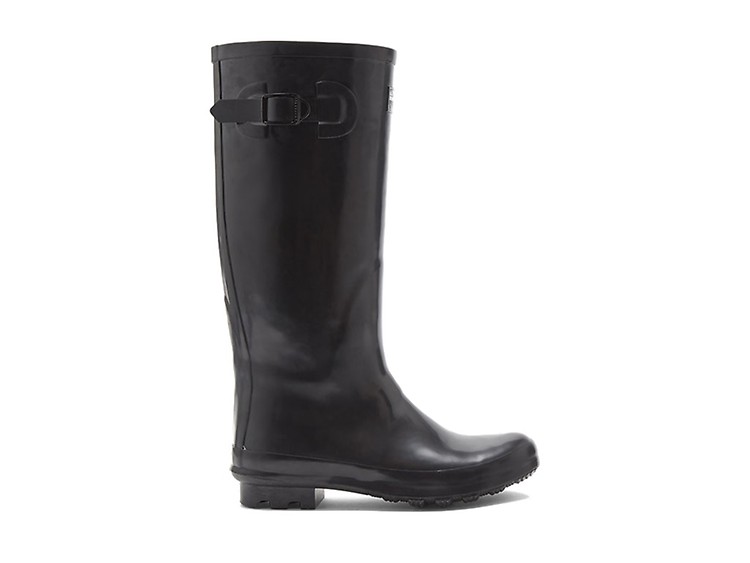 Black wellington boots clearance womens