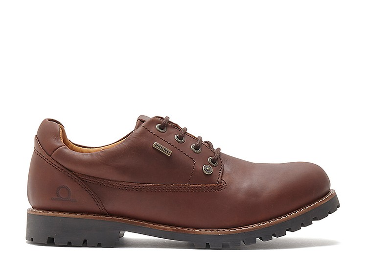 Cairngorm Premium Tan Leather Waterproof Derby Shoes Chatham Footwear