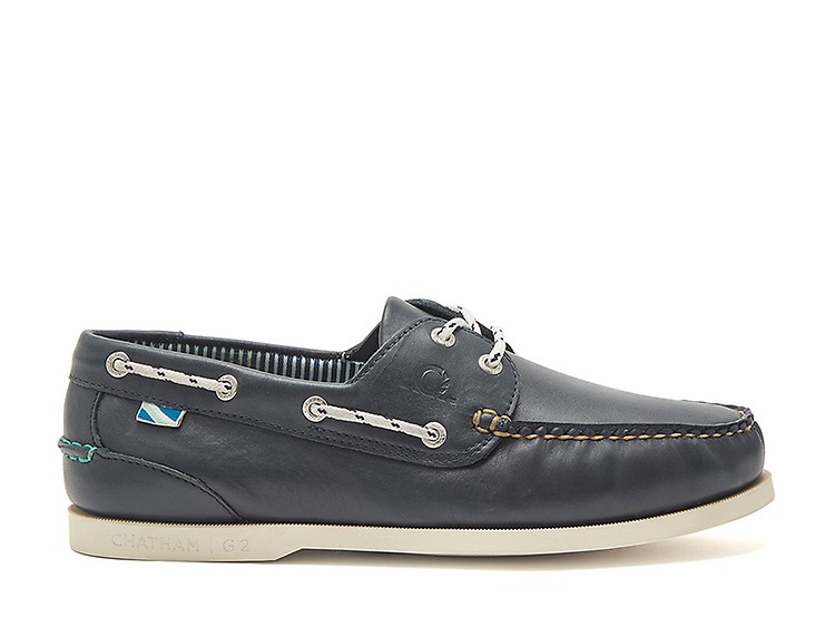 Classic II G2 | Navy Blue Mens Deck Shoe | Chatham Footwear