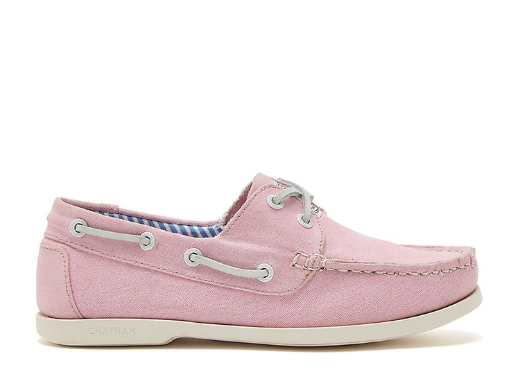 Joules Jetty Lady Canvas Boat Shoes in Blue Chatham Footwear