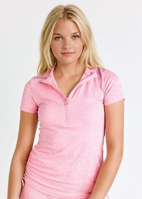 Half-Zip Adele Swim Top