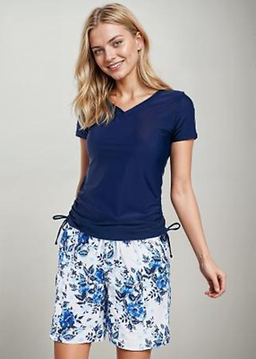 V-Neck Adele Swim Top With 7 " Board Shorts