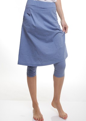 light blue swim skirt