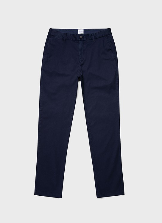 mens navy stretch chinos