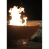 Kokopelli Outdoor Gas Fire Pit Heat Cool