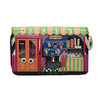Vendula Purrlesque Club ラージ ジップアラウンド ウォレット Vendula's Purrlesque Club Large Ziparound Wallet