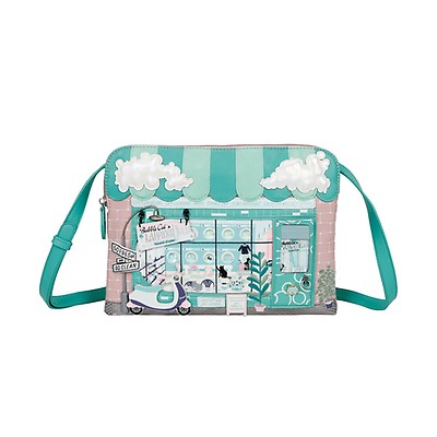 Vendula バブルキャッツ ランドリーグレースバッグ Bubble Cats Laundromat Grace Bag