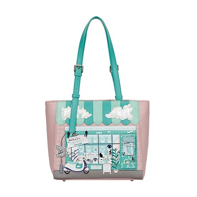 Vendula バブルキャッツ ランドリーグレースバッグ Bubble Cats Laundromat Grace Bag