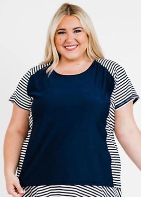 Plus Size Loose Fit Adele Swim Top