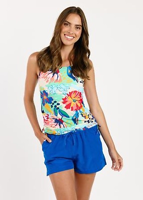 Loose Fit Maya Swim Top with Classic Fit Swim Shorts