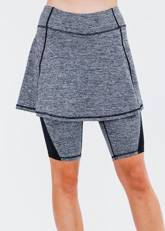 Midi Lycra® Sport Skirt With Attached 10" Leggings