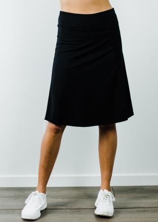 Knee Length Lycra Sport Skirt with Attached 17