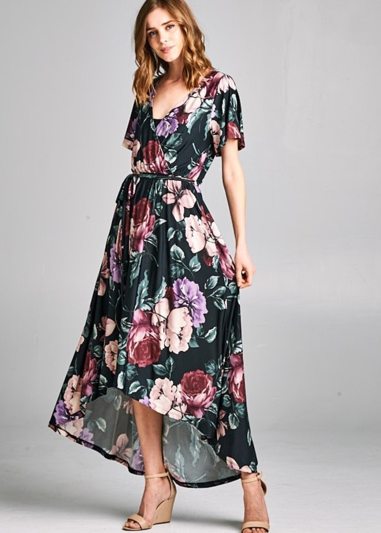 Alaina Floral Maxi Dress