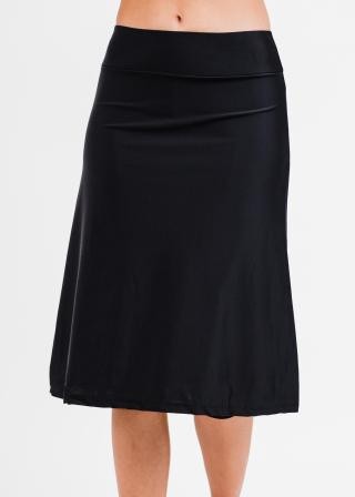 knee length swim skirt with leggings