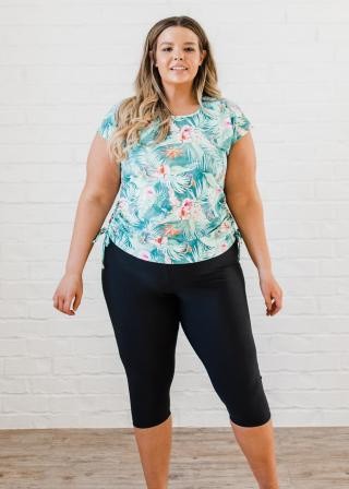 plus size swim tights