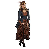 Robe Steampunk Femme pour Halloween ou Carnaval, Robe Steampunk ...