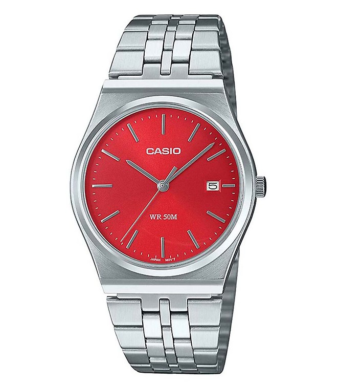 Casio watch steel strap best sale