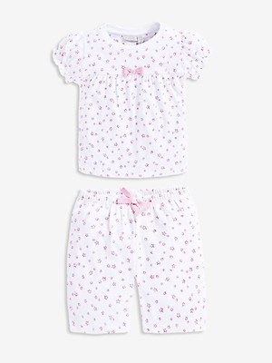 Kids Short Floral Classic Pyjamas Jojo Maman Bebe