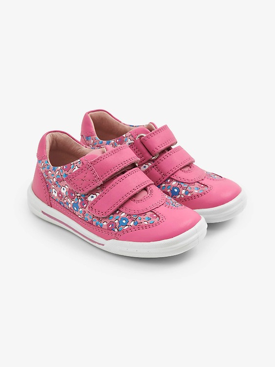 pink floral shoes