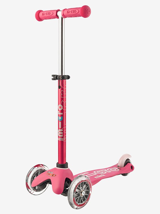 Mini Micro Deluxe Led Scooter Red Jojo Maman Bebe
