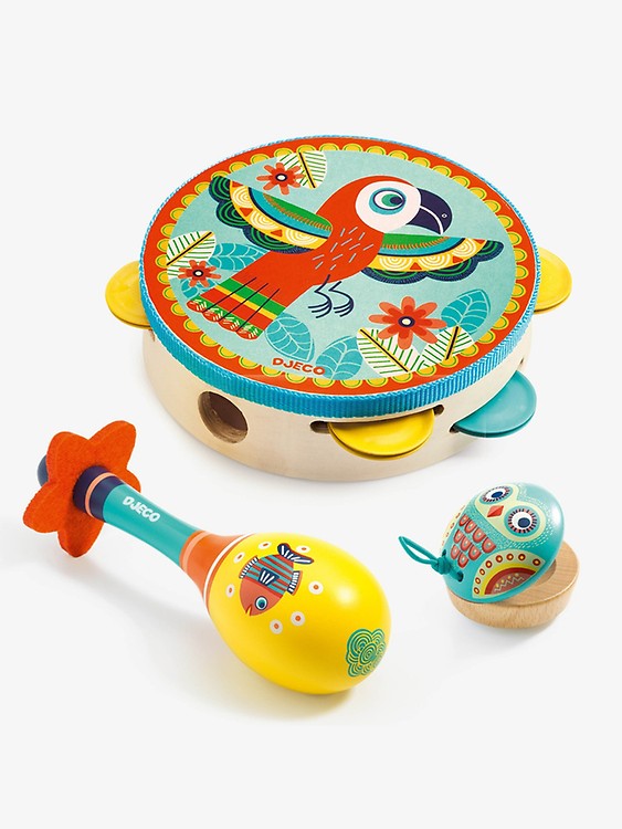 Djeco Animambo Tambourine Musical Toy 