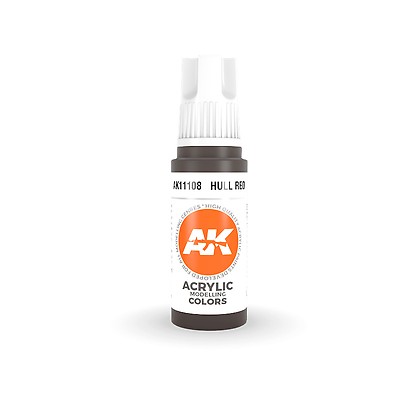 Hull Red 17ml 3rd Gen Acrylics AK Interactive - AK11108