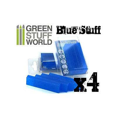 GSW Blue Stuff: Instant Reheatable Mold (8pcs) | Miniature
