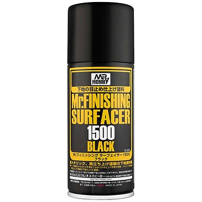 Mr Hobby Mr Finishing Surfacer 1500 Black 40ml - SF-288 For Model Priming