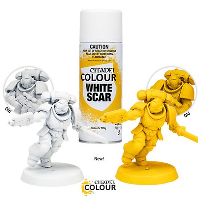 シタデルカラー スプレー CITADEL　COLOUR　SPRAY シタデルカラー ホワイトスカースプレー WHITE SCAR SPRAY PAINT