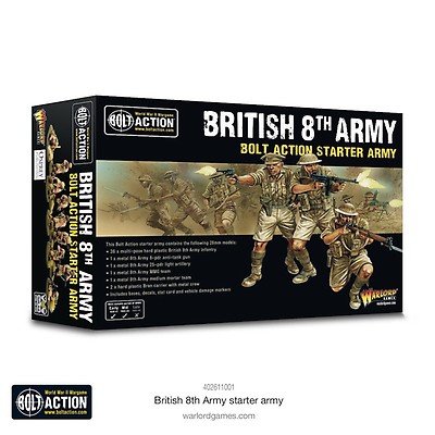 Warlord Games – Bolt Action Starter Army – British Airborne 28 Mm – 36 Figurines + Véhicules Et Armes
