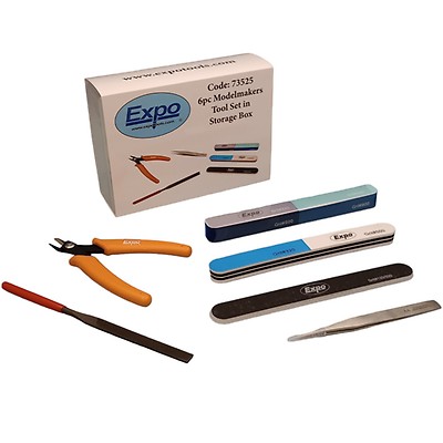 6pc Modelmakers Tool Set in Storage Box