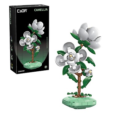Cada Bricks Oriental Floral Art: Winter Silence - 990 pcs - C59026W