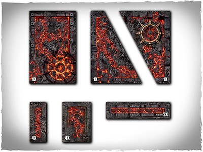 PLAYMATS- Tapis pour Wargaming, GWM001-V-aos, 44x60 / 112x152 cm