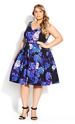 Women's Plus Size Women's Plus Size Grazia Dress - black