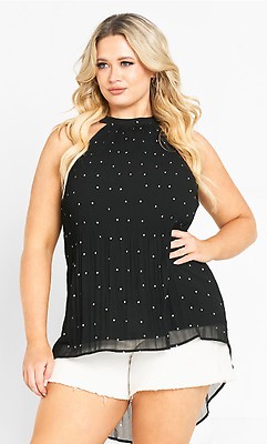 Plus size hot sale halter top