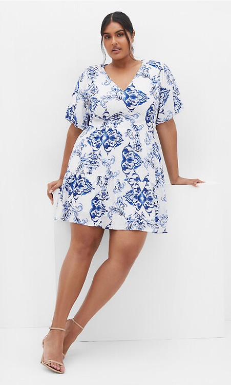 Women s Plus Size Lyra Navy Dress